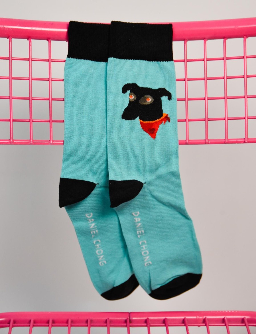 Daniel Chong Calcetines Galgo Aqua Wholesale