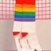 Daniel Chong Calcetines Pride Blanco Clearance