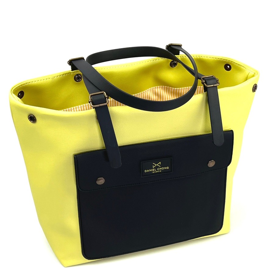 Daniel Chong Shopper Old School Acid Lemon Y Negro Online